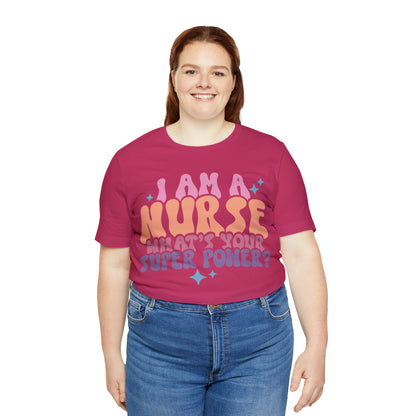 Comfy and Stylish Bella+Canva 3001 Nurse T-Shirt: Perfect Gift for Professionals & Nursing Students, Soft Fabric, Various Sizes Available