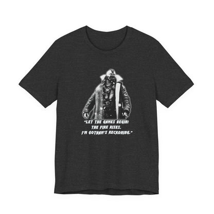 Gothams Reckoning Bane Inspired Unisex Jersey Tee Unleash Your Inner Villain