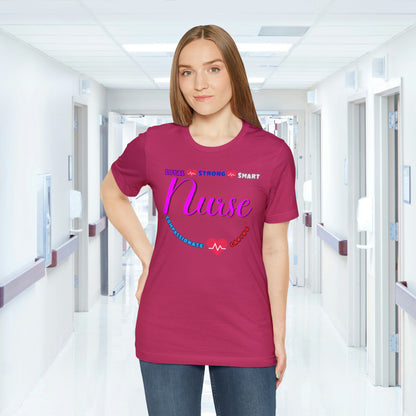 Comfy and Cozy Nurse Bella+Canvas 3001 Jersey T-Shirt: Perfect Gift for Nurses and Nursing Students, Soft Fabric, Various Sizes Available