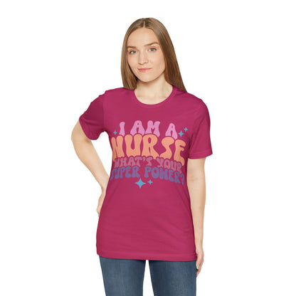 Comfy and Stylish Bella+Canva 3001 Nurse T-Shirt: Perfect Gift for Professionals & Nursing Students, Soft Fabric, Various Sizes Available