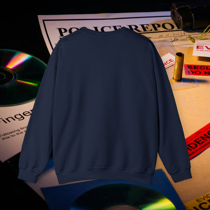 Cute Beagle Dressed up like a Detective, I'm a Basically a Detective True Crime Unisex Heavy Blend™ Crewneck Sweatshirt