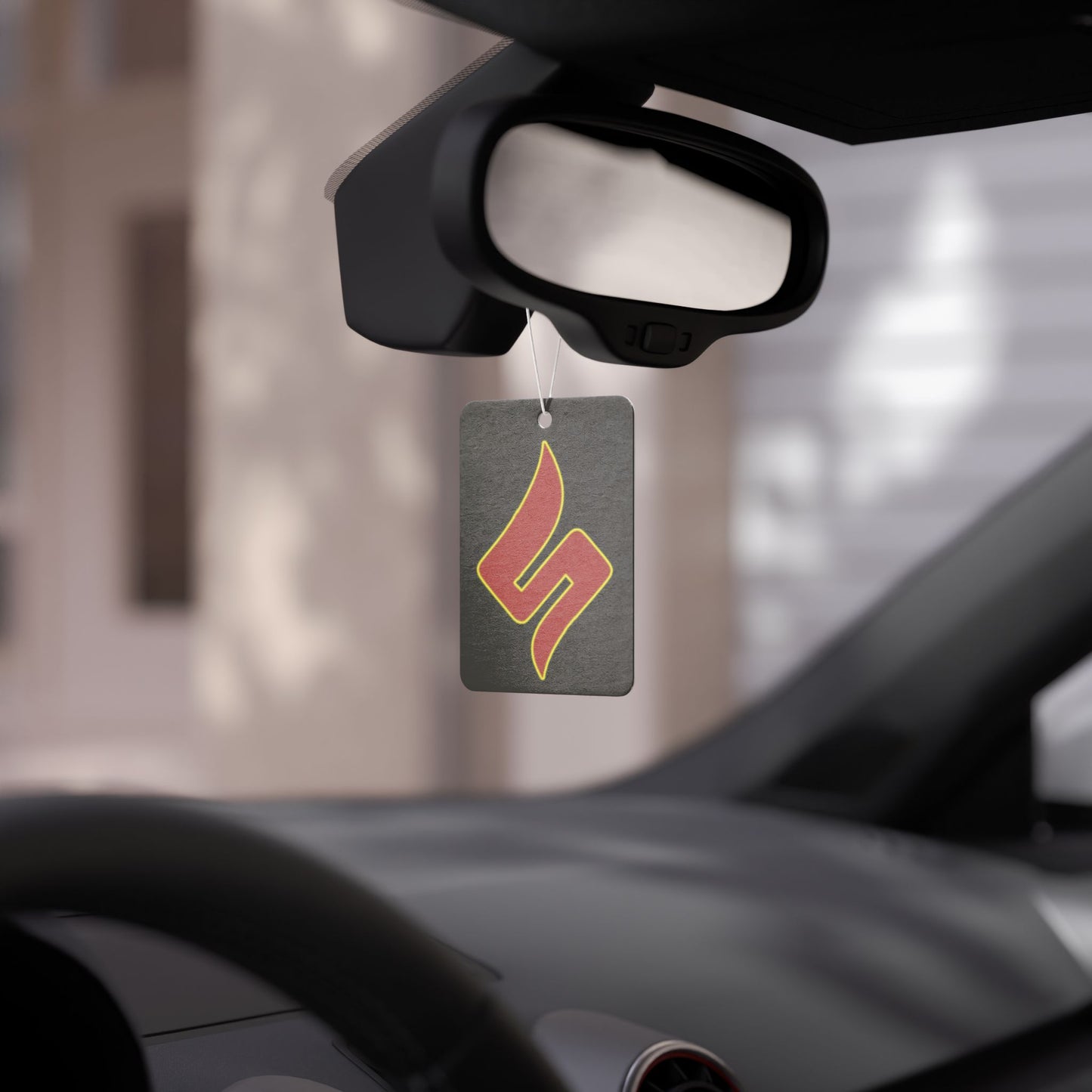 “Shuli Logo Air Freshener — For Cars That Smell Like Hot Takes”