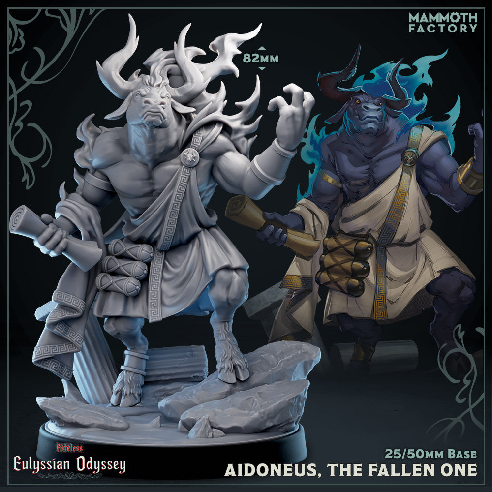 Aidoneus, The Fallen One - Minotaur Miniature