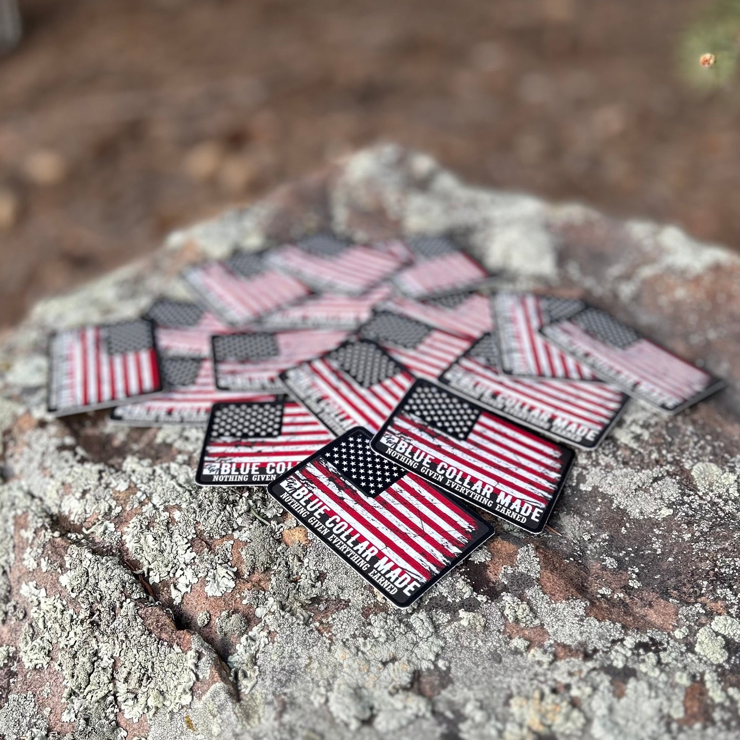 American Blue Collar Sticker