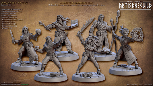 Apprentice Arcanists Miniatures