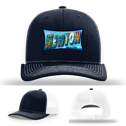 Newton NC leather patch hat