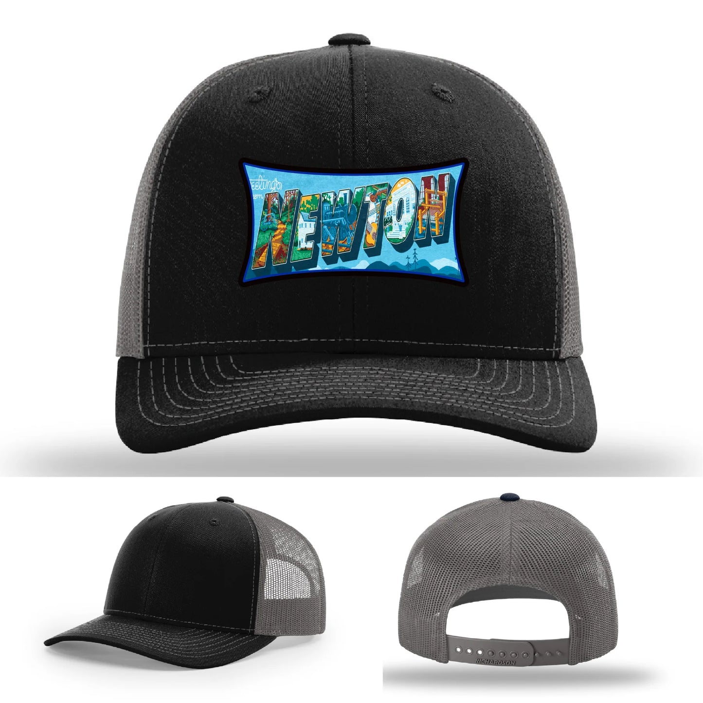 Newton NC leather patch hat