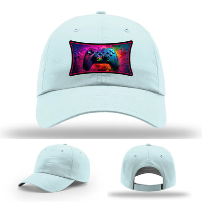 Next Level Gamer Hat | Full-Color Leather Patch Controller Design