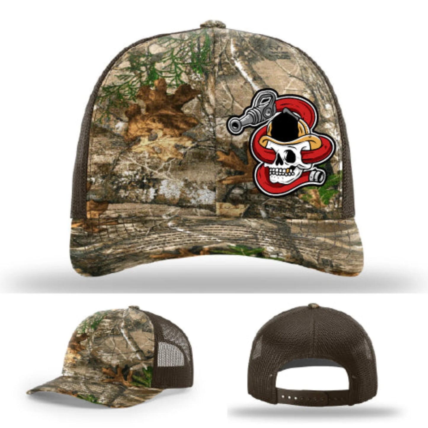 Get Hosed Hat | Firefighter Leather Patch Design