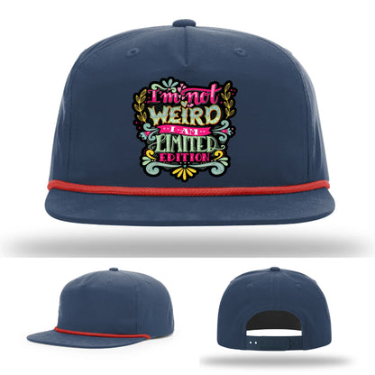 I’m Not Weird Leather Patch Hat