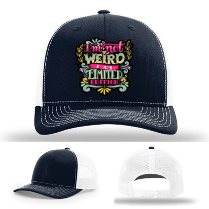 I’m Not Weird Leather Patch Hat