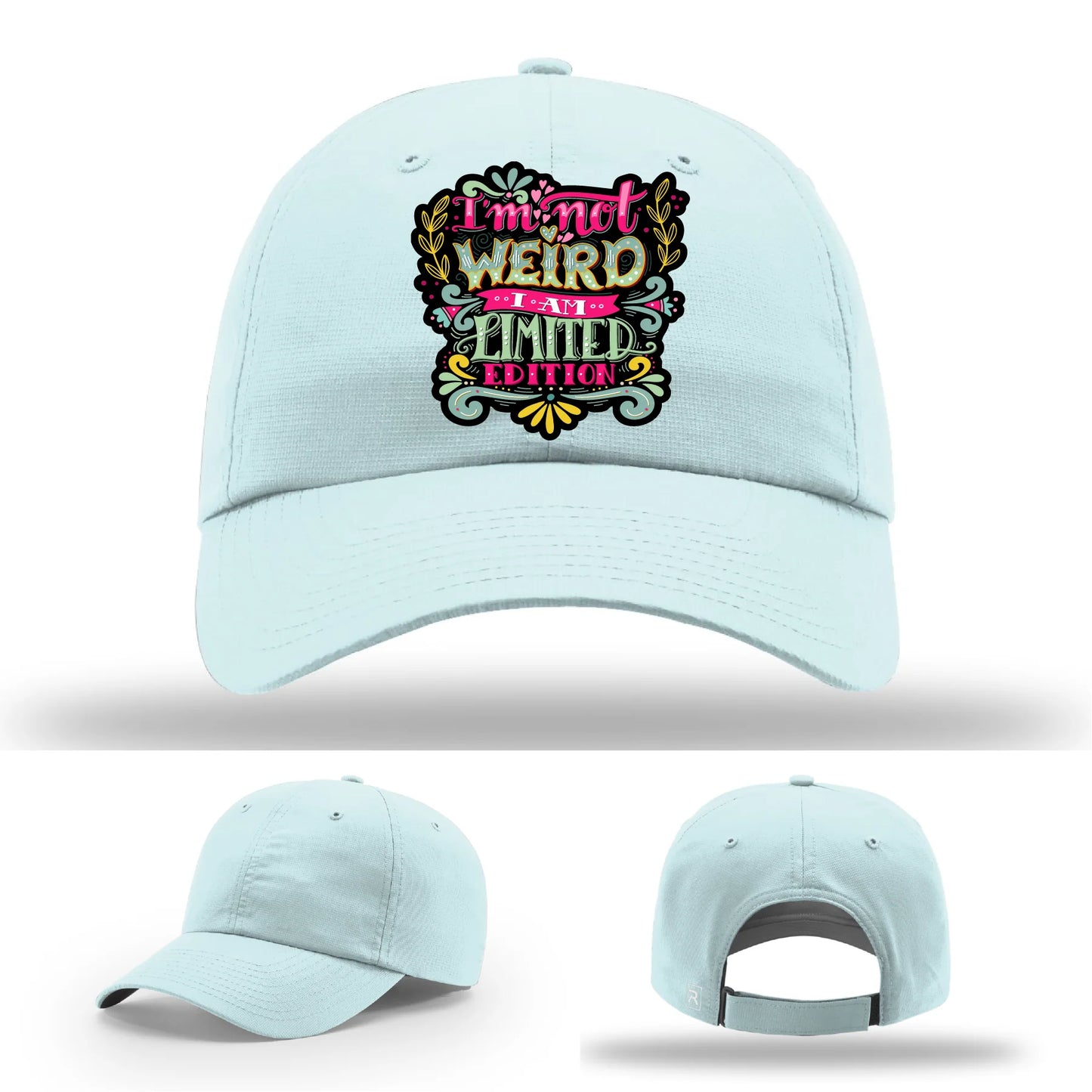 I’m Not Weird Leather Patch Hat
