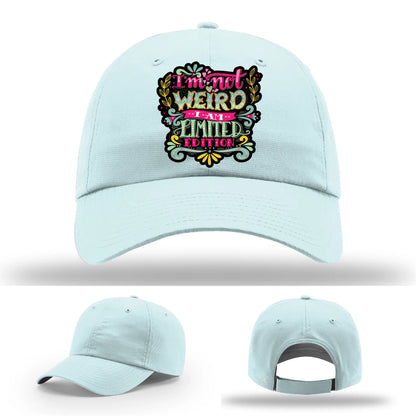 I’m Not Weird Leather Patch Hat