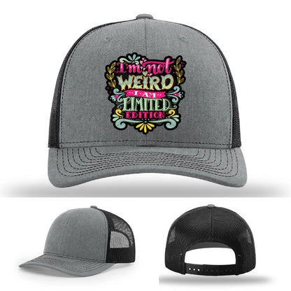 I’m Not Weird Leather Patch Hat