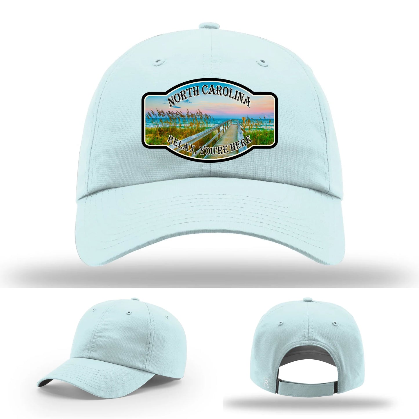 Relax You’re Here Leather Patch Hat