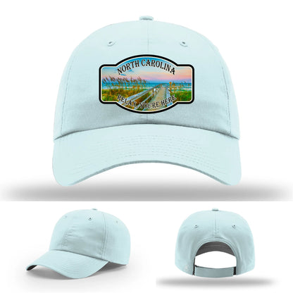 Relax You’re Here Leather Patch Hat