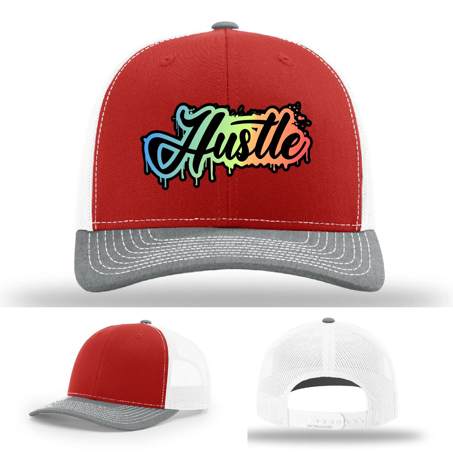 Hustle Leather Patch Hat
