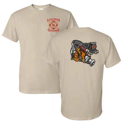 Nozzle Cowboy – Firefighter Skull Hose Tee
