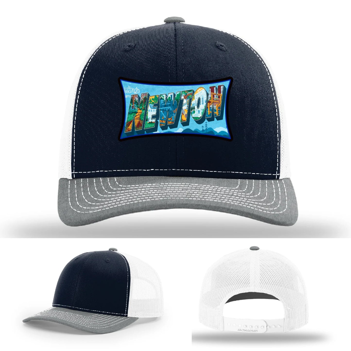 Newton NC leather patch hat