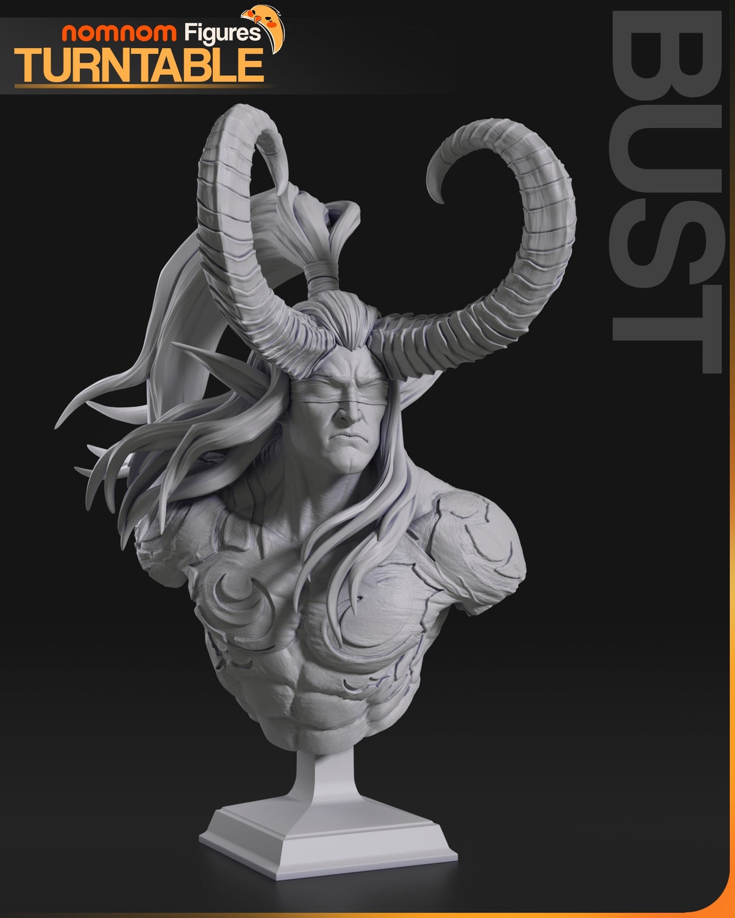 Illidan - Warcraft - 1:10 Scale, 75mm, Bust