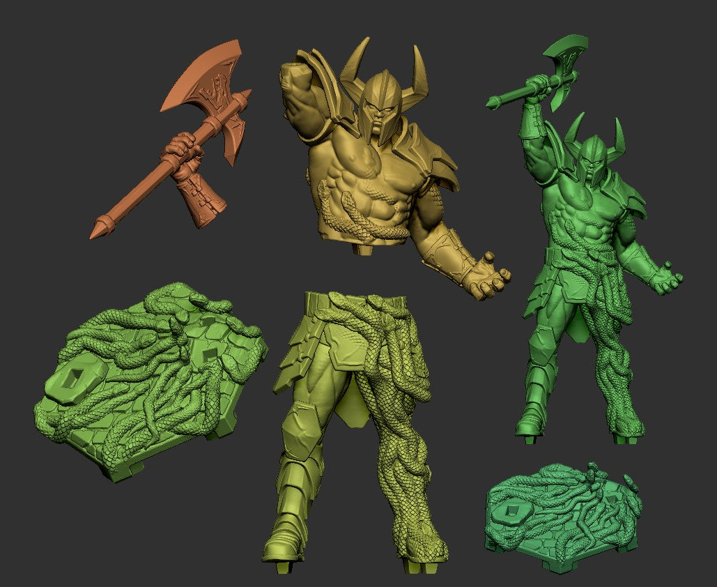 Death Adder - Golden Axe Inspired Miniature