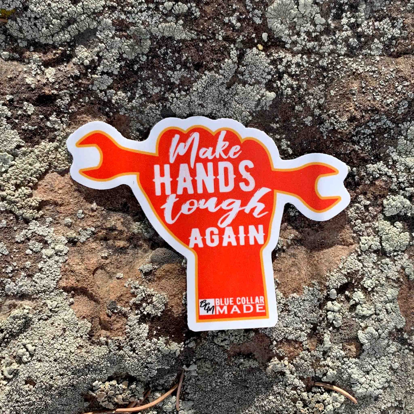 Tough Hands sticker