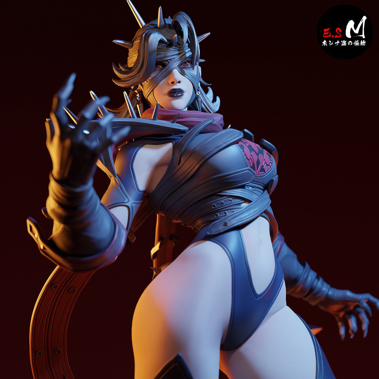 Malice Invisible Woman (Pose 2) - Marvel Rivals (SFW/NSFW 18+) - 1:6 Scale