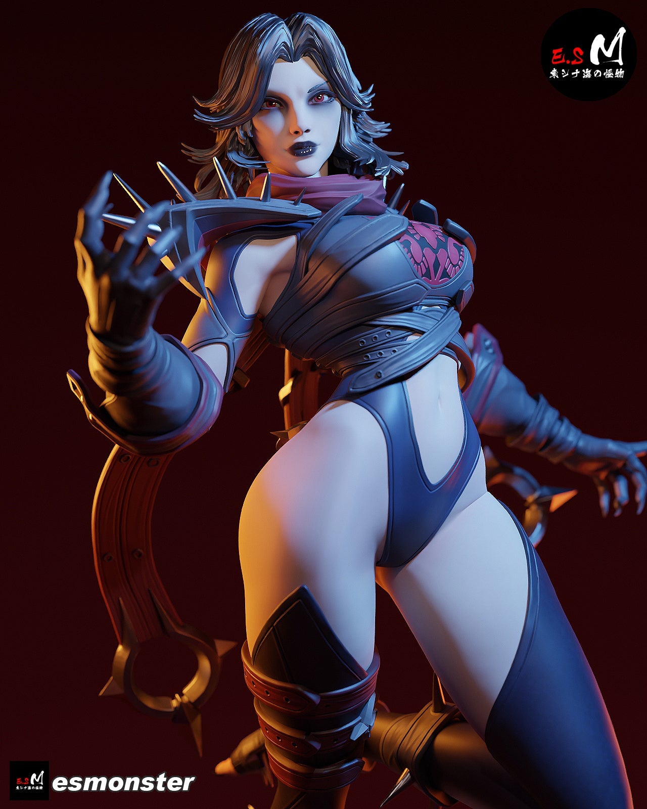 Malice Invisible Woman (Pose 2) - Marvel Rivals (SFW/NSFW 18+) - 1:6 Scale