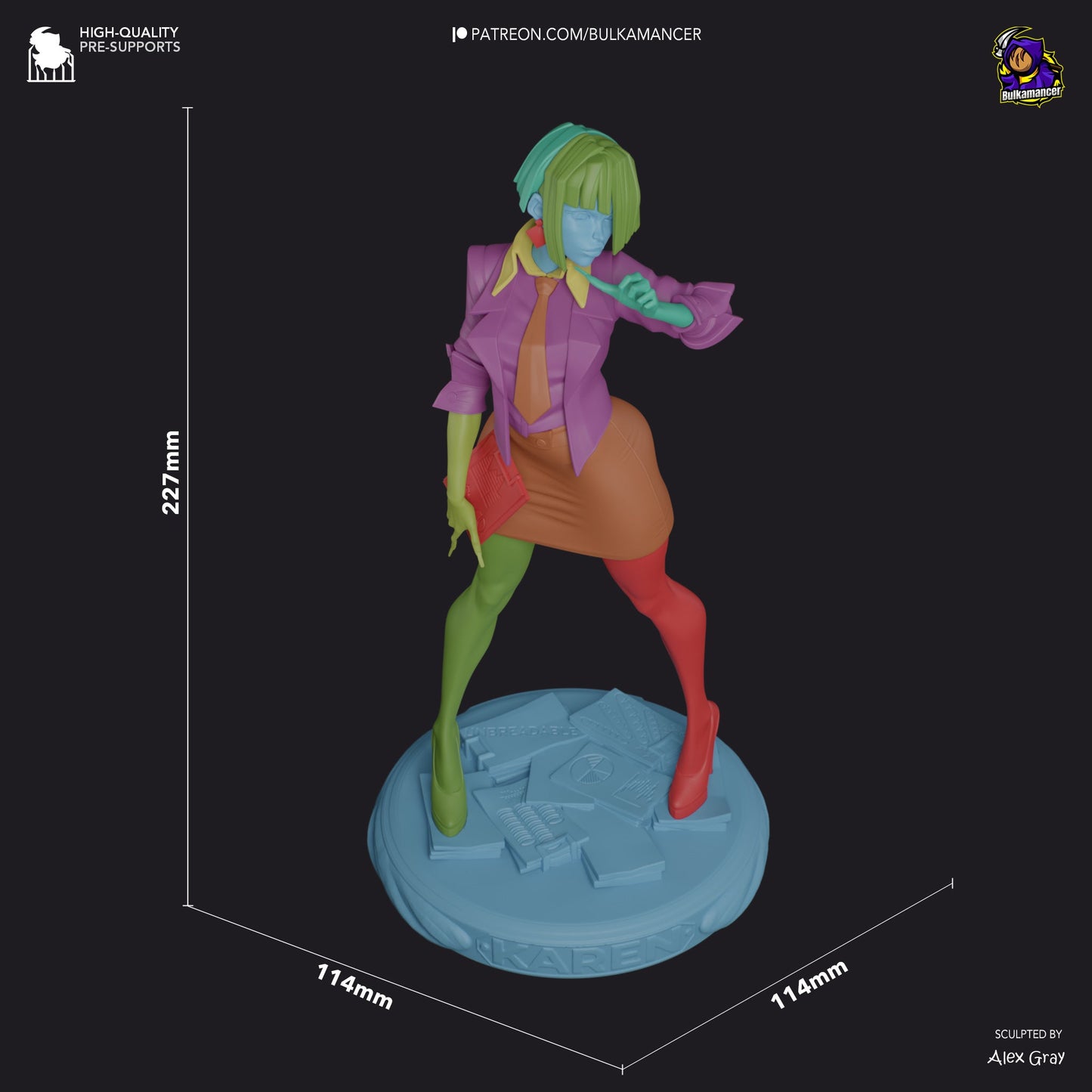 Agent Karen – Unbreadable – 1:8 Scale