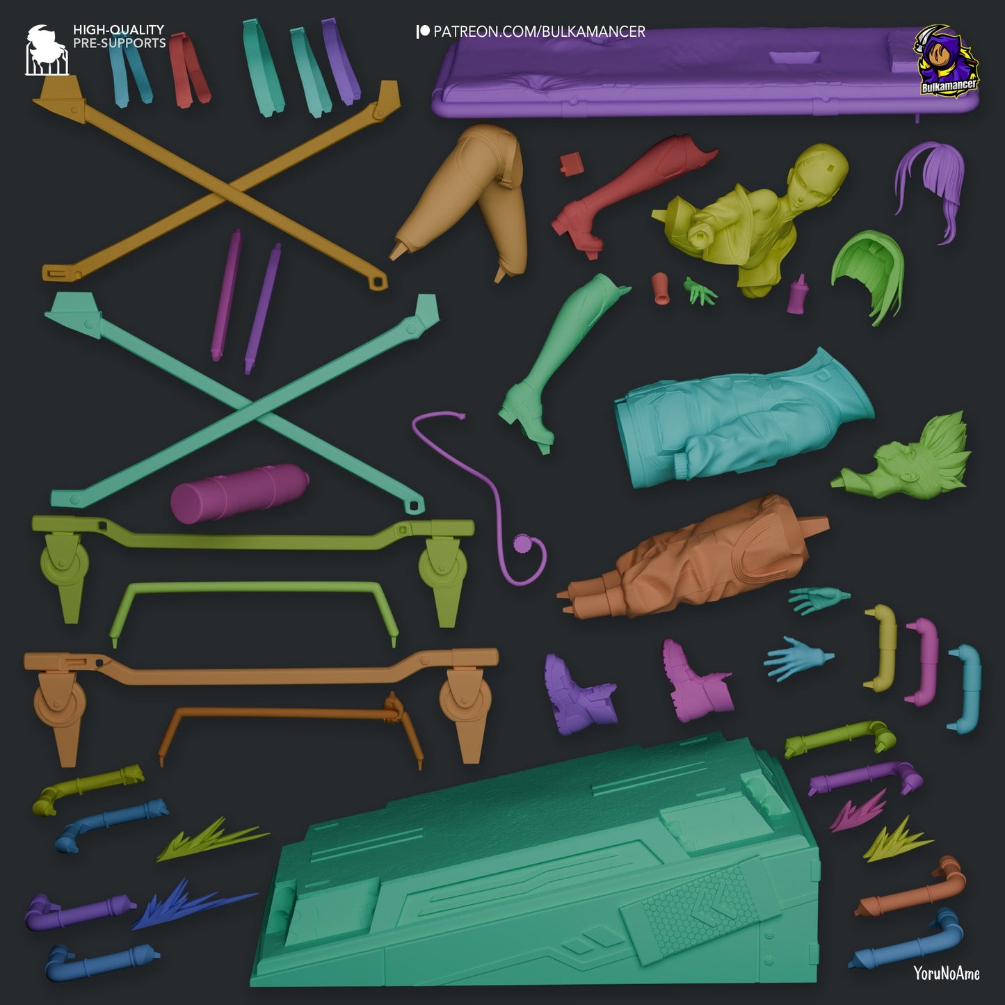 Lucy - Cyberpunk: Edgerunners (Fan Art) - 1:8 Scale