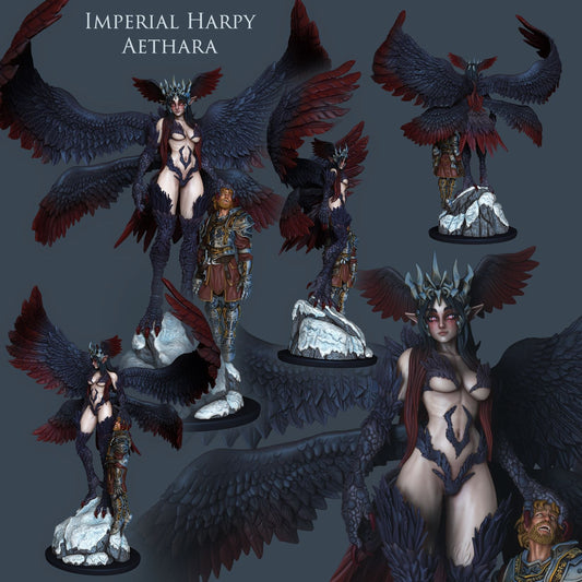 Imperial Harpy Aethara (SFW/NSFW 18+)