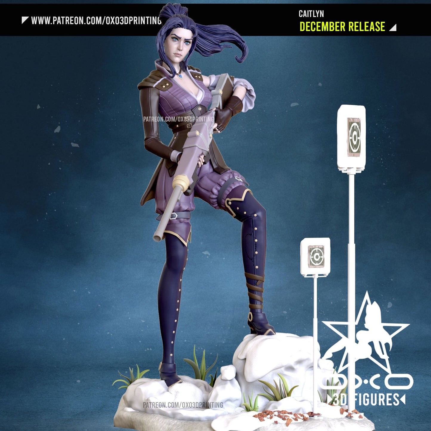 Caitlyn - Arcane  / League of Legends - 1:10 scale
