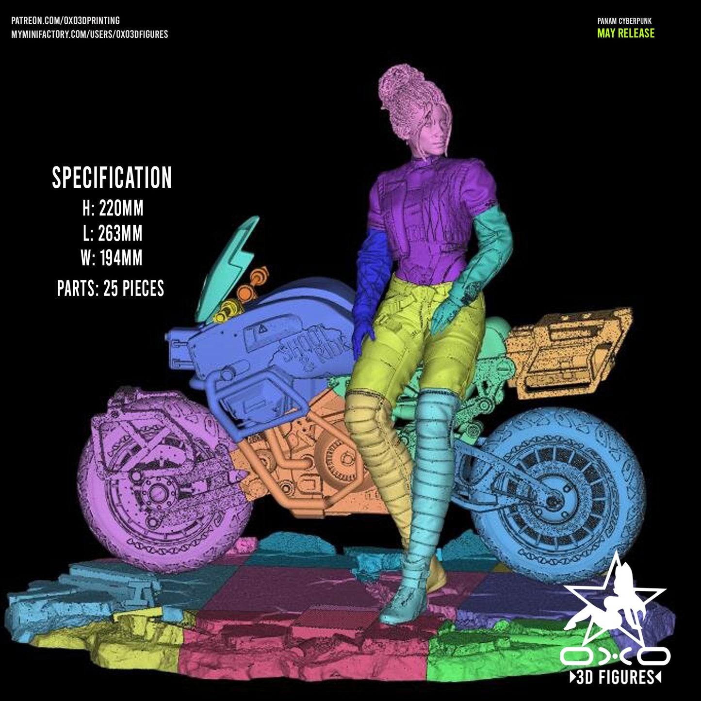 Panam Palmer - Cyberpunk 2077 (SFW/NSFW 18+ ONLY) - 1:10 Scale