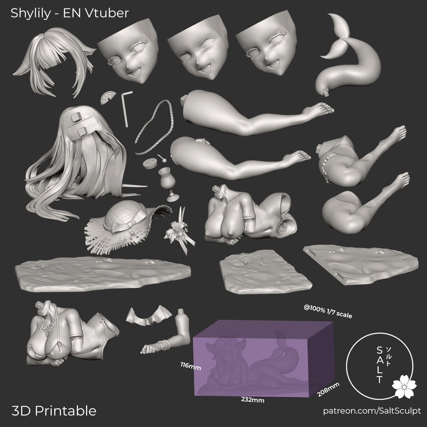 Shylily - Vtuber (SFW/NSFW 18+ Only) - 1:7 Scale