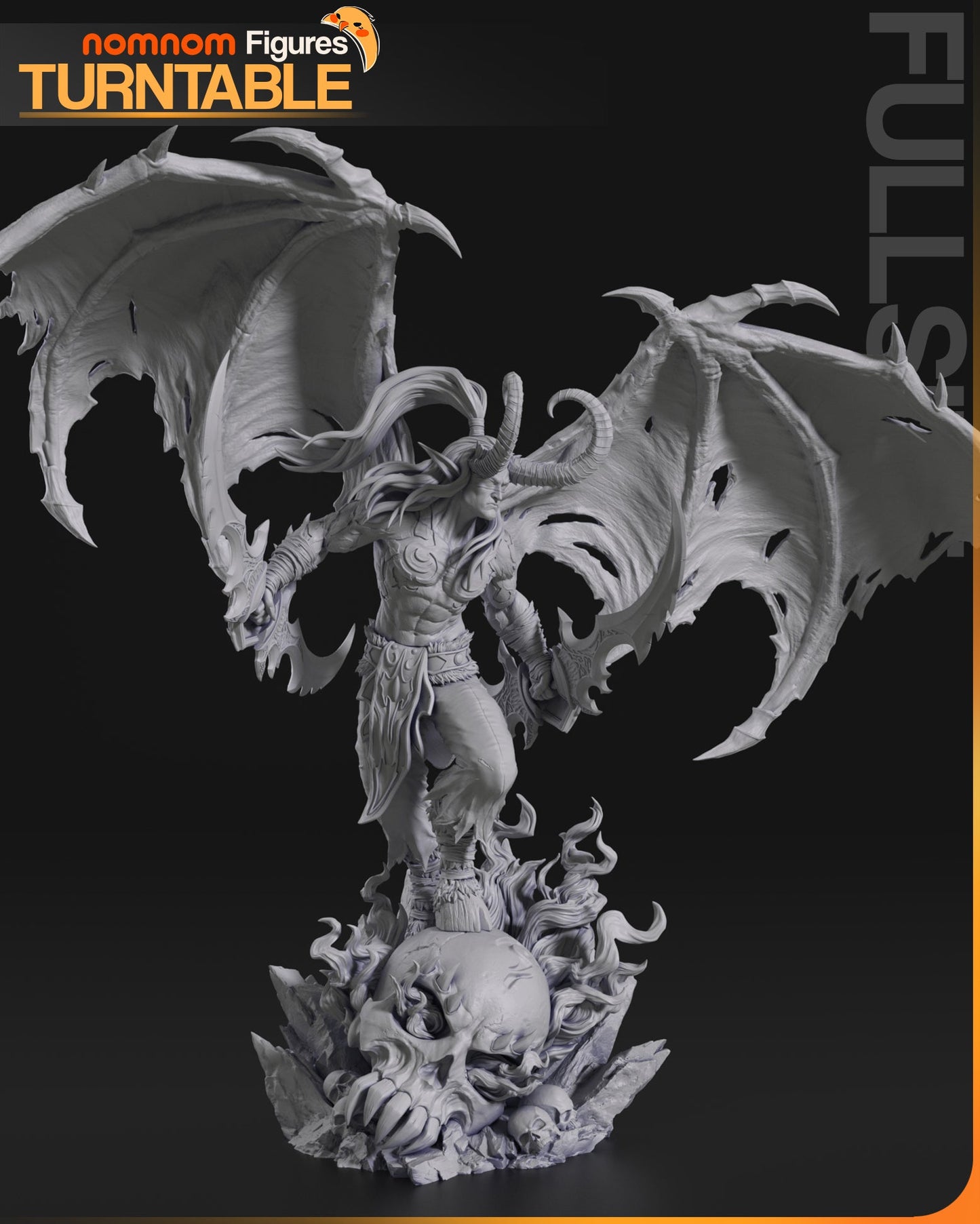 Illidan - Warcraft - 1:10 Scale, 75mm, Bust