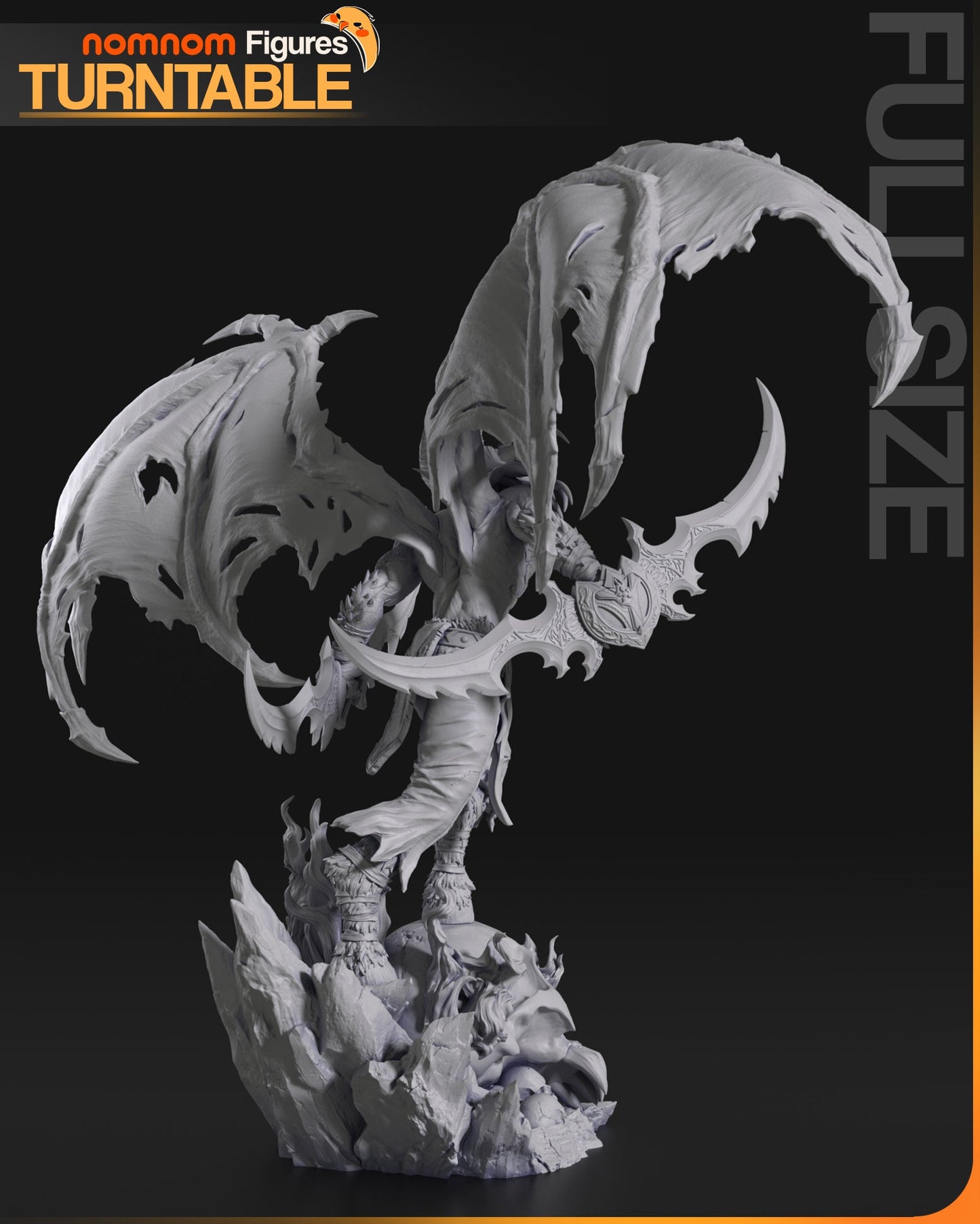 Illidan - Warcraft - 1:10 Scale, 75mm, Bust