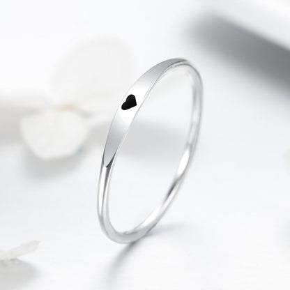 925 Sterling Silver Ring - Size 5.0, 2mm Width, S925 for Women