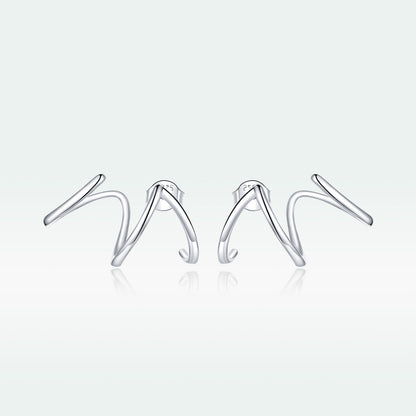 925 Sterling Silver Oxidized Earrings for Women