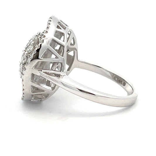 2.00ct Diamond Ring 14KT White Gold