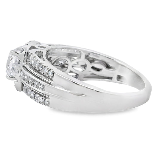 1.53ct Lab Grown Diamond Eng Only 10KT White Gold
