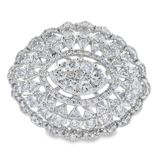 .85ct Diamond Ring 14KT White Gold
