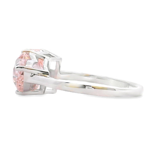 Natural 4.00ct Lab Grown Diamond Ring 14KT White Gold