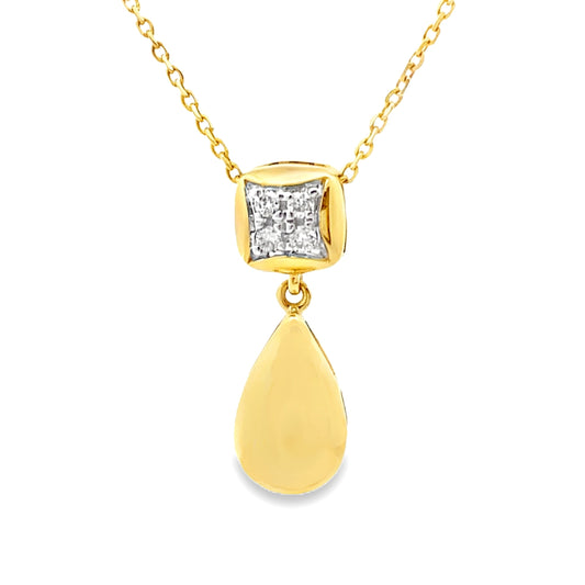 .04ct Diamond Fashion Pendants 10KT Yellow Gold