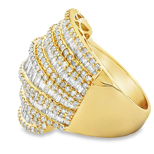 2.75ct Diamond Ring 14KT Yellow Gold