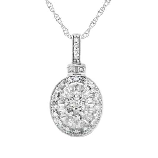 .25ct Diamond Fashion Pendants 10KT White Gold