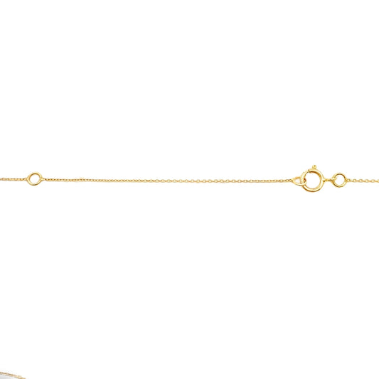 .56ct Diamond Cross Religious Pendant 14KT Yellow Gold