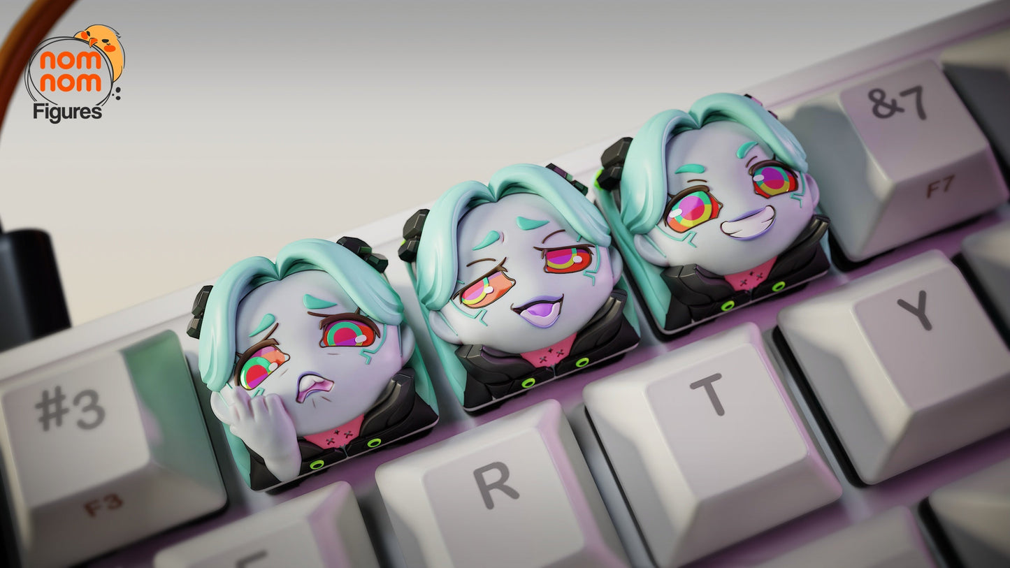 Rebecca - Cyberpunk: Edgerunners - Keyboard Keycaps