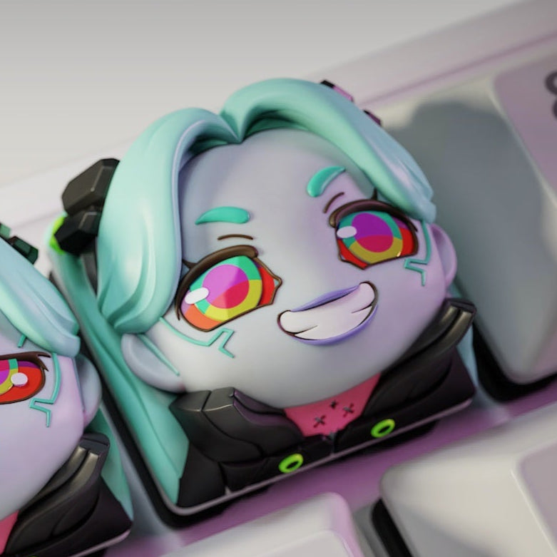 Rebecca - Cyberpunk: Edgerunners - Keyboard Keycaps