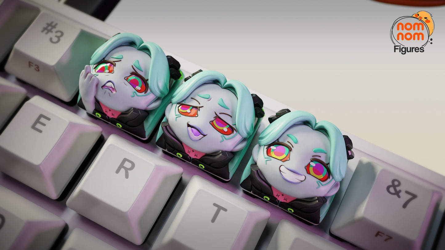 Rebecca - Cyberpunk: Edgerunners - Keyboard Keycaps