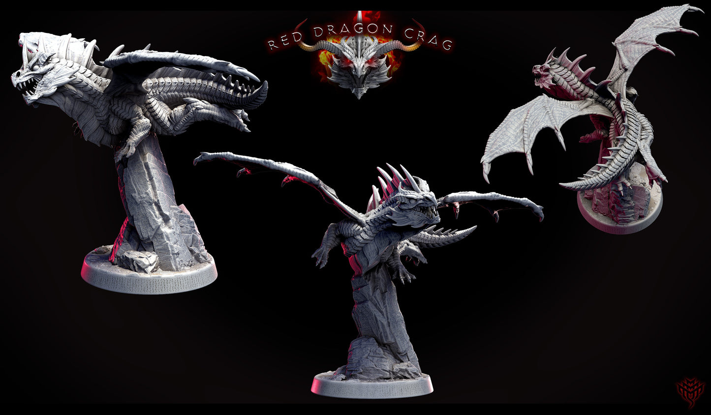 Young (Wyrmling) Red Dragon Miniatures
